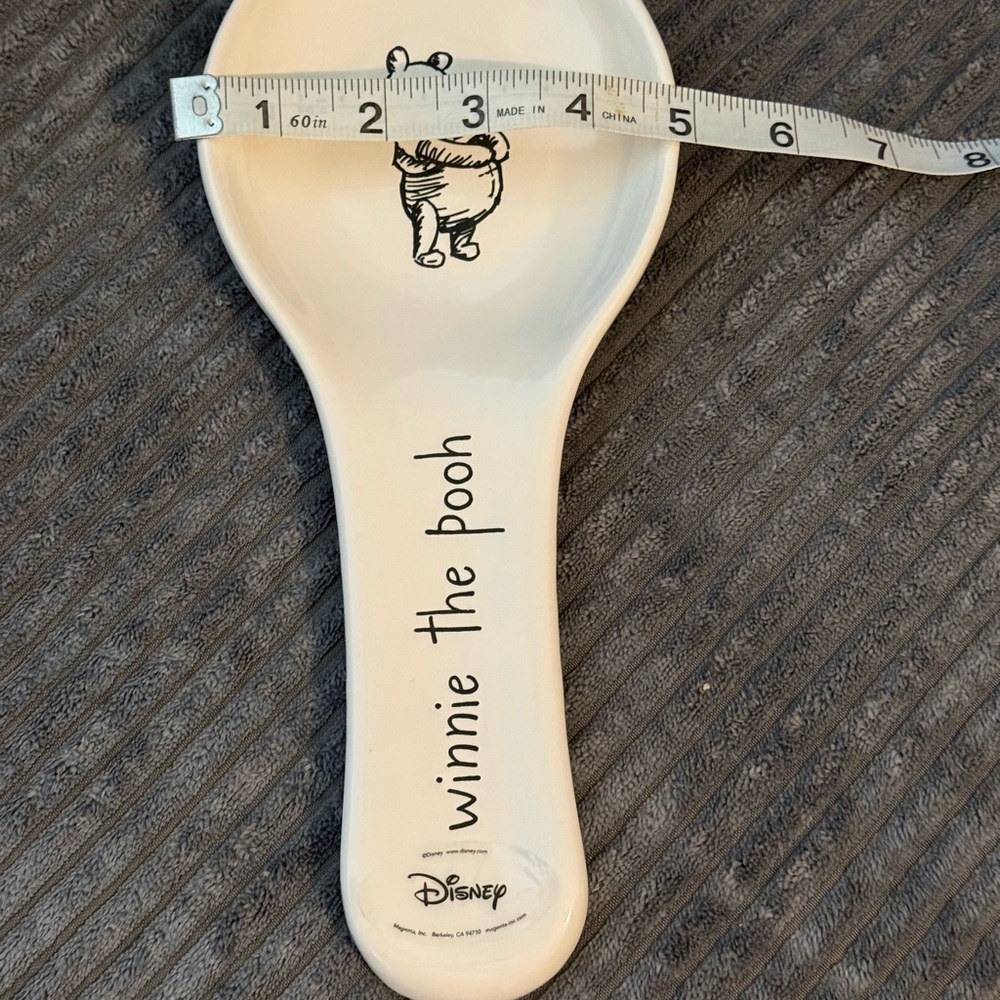 Rae Dunn x Disney White Ceramic- Winnie the Pooh- Spoon Rest - Picture 6 of 7